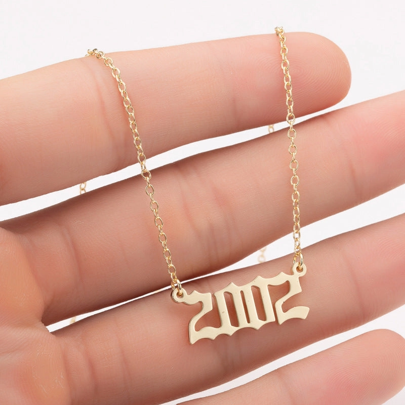 Wholesale Stainless Steel Vintage Creative Necklace