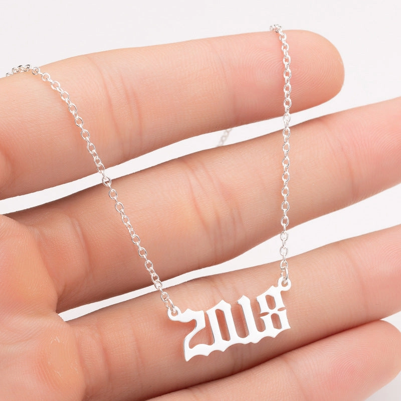 Wholesale Stainless Steel Vintage Creative Necklace