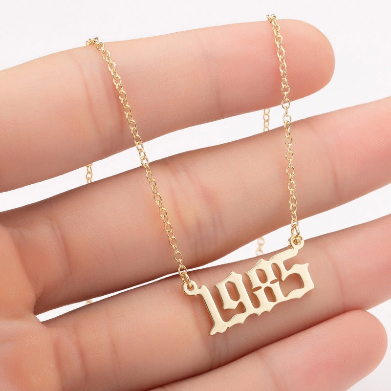 Wholesale Stainless Steel Vintage Creative Necklace