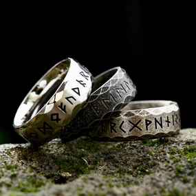 Wholesale Stainless Steel Vintage Simple Rings
