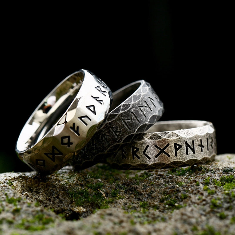 Wholesale Stainless Steel Vintage Simple Rings