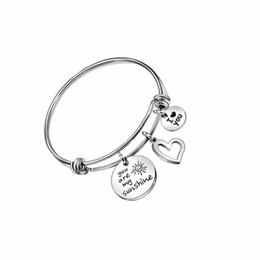 Wholesale Stainless steel you are my sunshine Bracelet