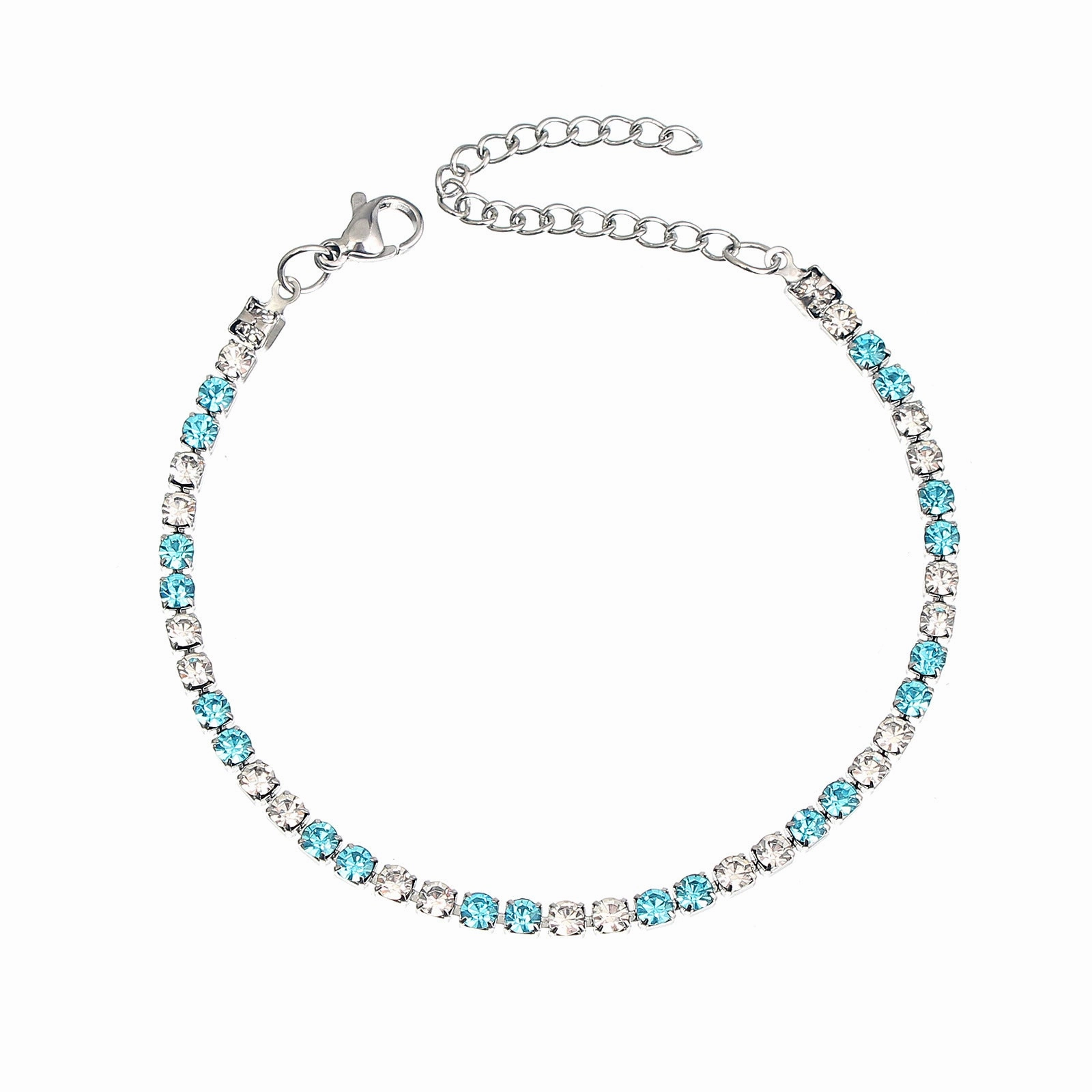 Wholesale Stainless steel zircon diamond cool style bracelet