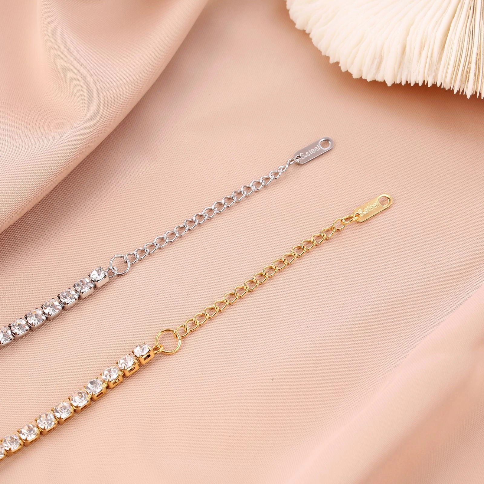 Wholesale Stainless steel zircon diamond cool style bracelet