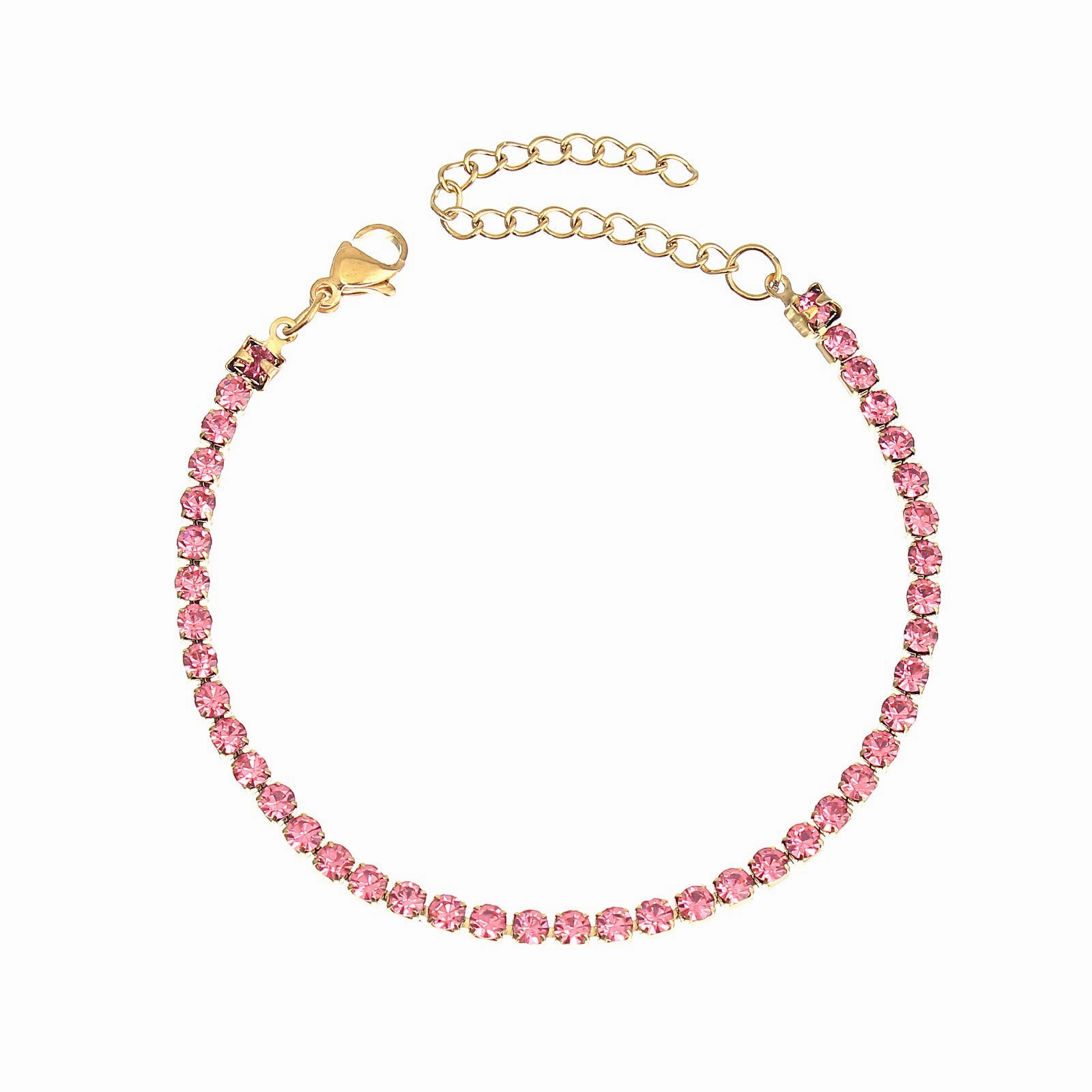 Wholesale Stainless steel zircon diamond cool style bracelet
