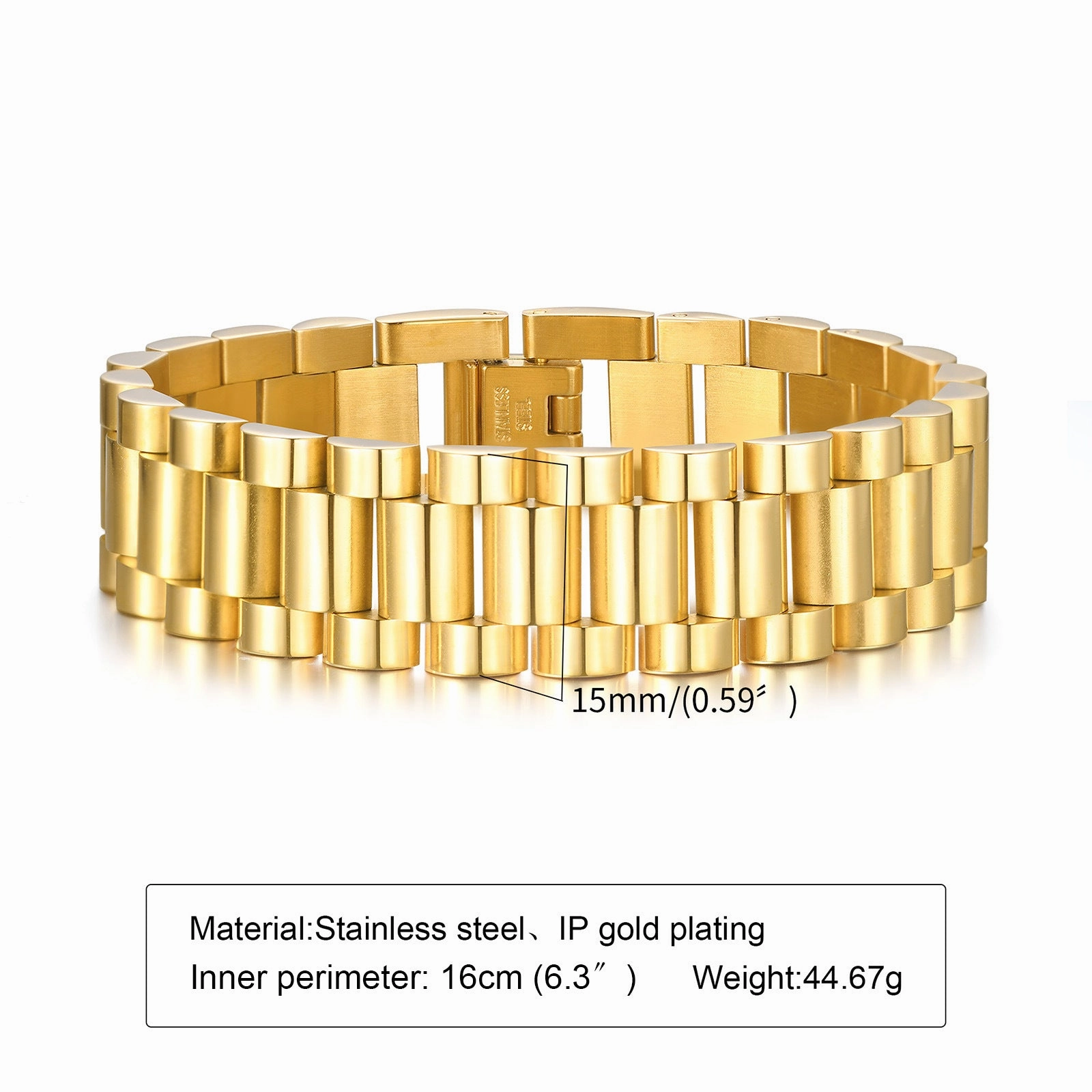 Wholesale Stainless Steel Zircon Watch Strap Bracelet