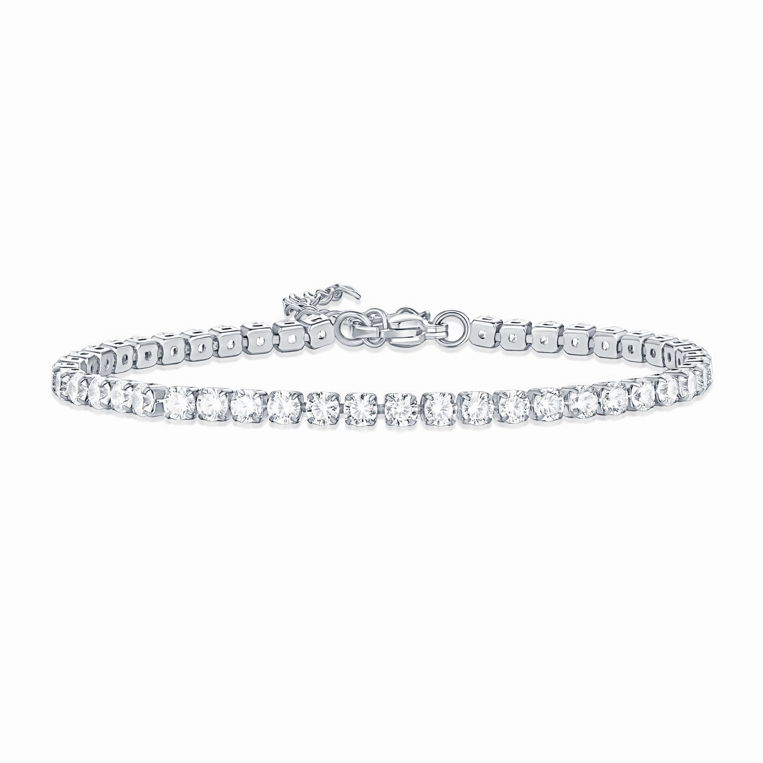Wholesale Stainless Steel Zirconia Stone Claw Chain Bracelet