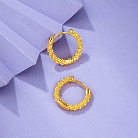 Wholesale Star Earrings Earrings Copper Plated 24k Gold Earrings