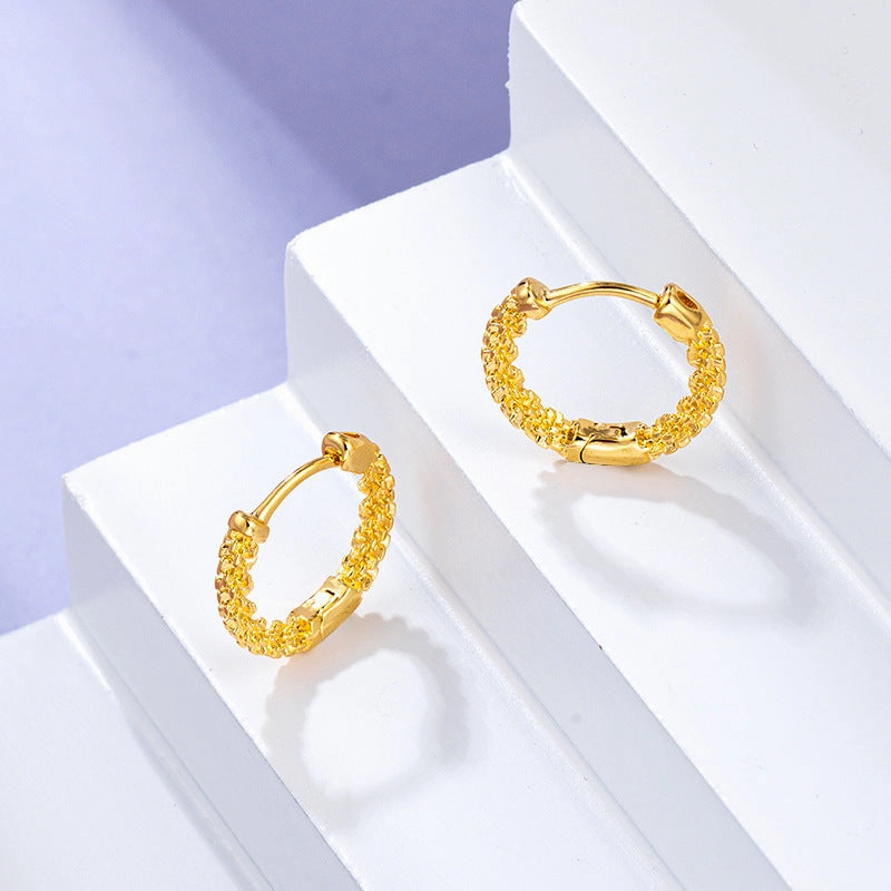 Wholesale Star Earrings Earrings Copper Plated 24k Gold Earrings