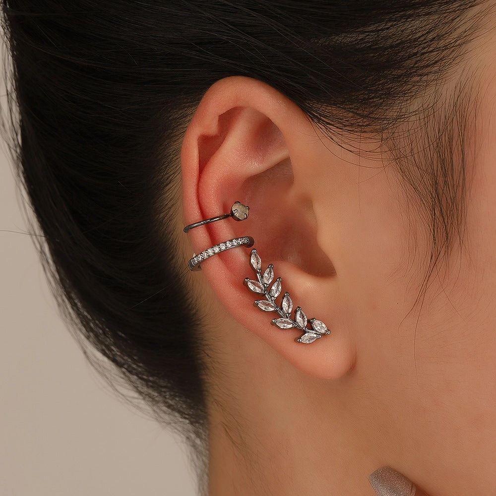Wholesale Star Flower Alloy Stud Earrings Set