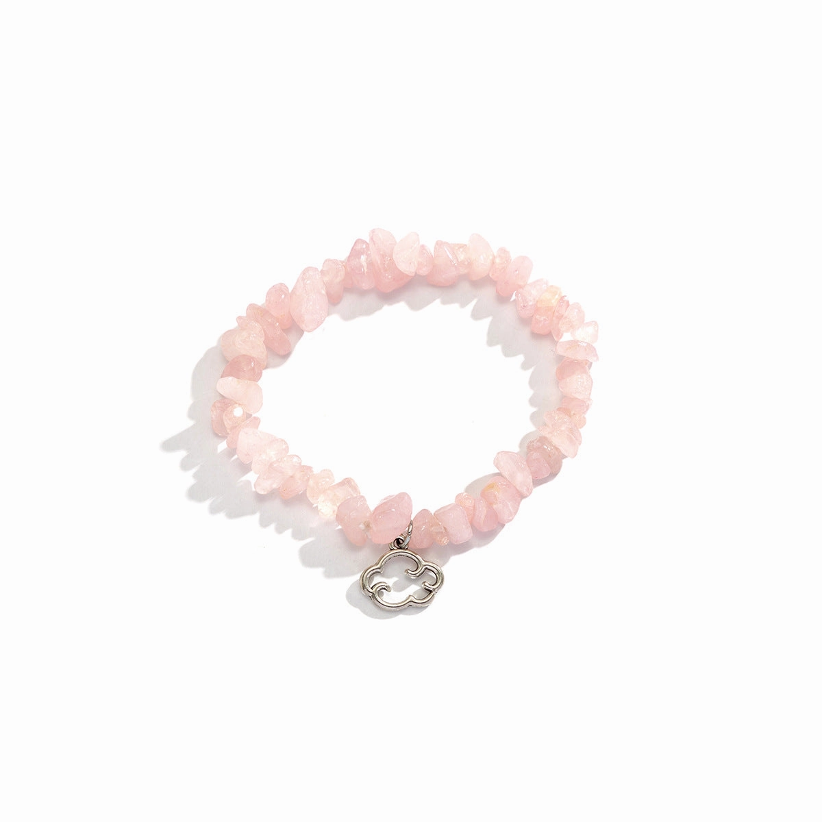 Wholesale Star Heart Fish Pendant Crushed Stone Colorful Bracelet