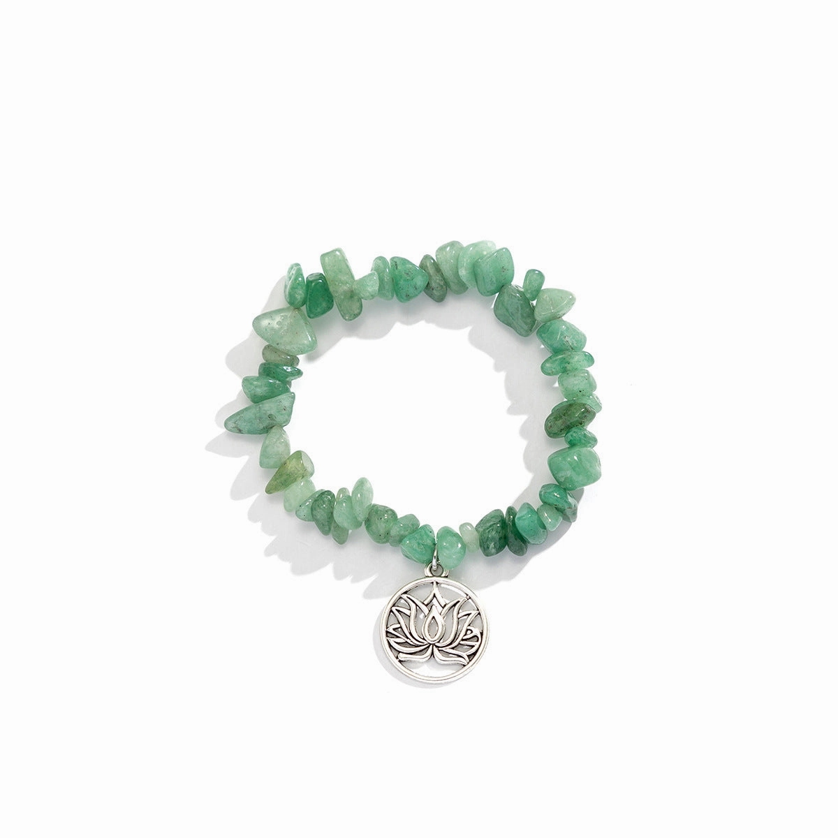 Wholesale Star Heart Fish Pendant Crushed Stone Colorful Bracelet