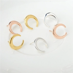 Wholesale Star Moon Alloy Earrings