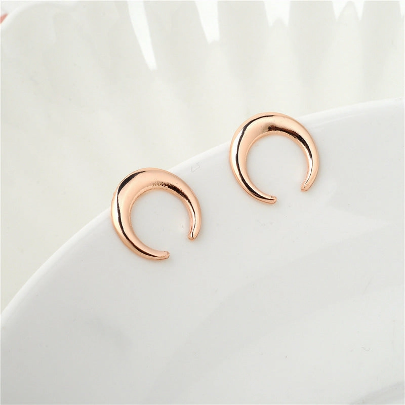Wholesale Star Moon Alloy Earrings