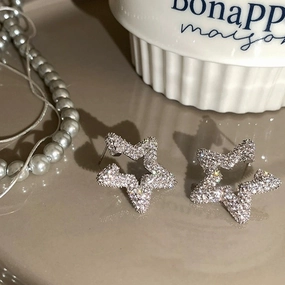 Wholesale Star Water Diamond Earrings