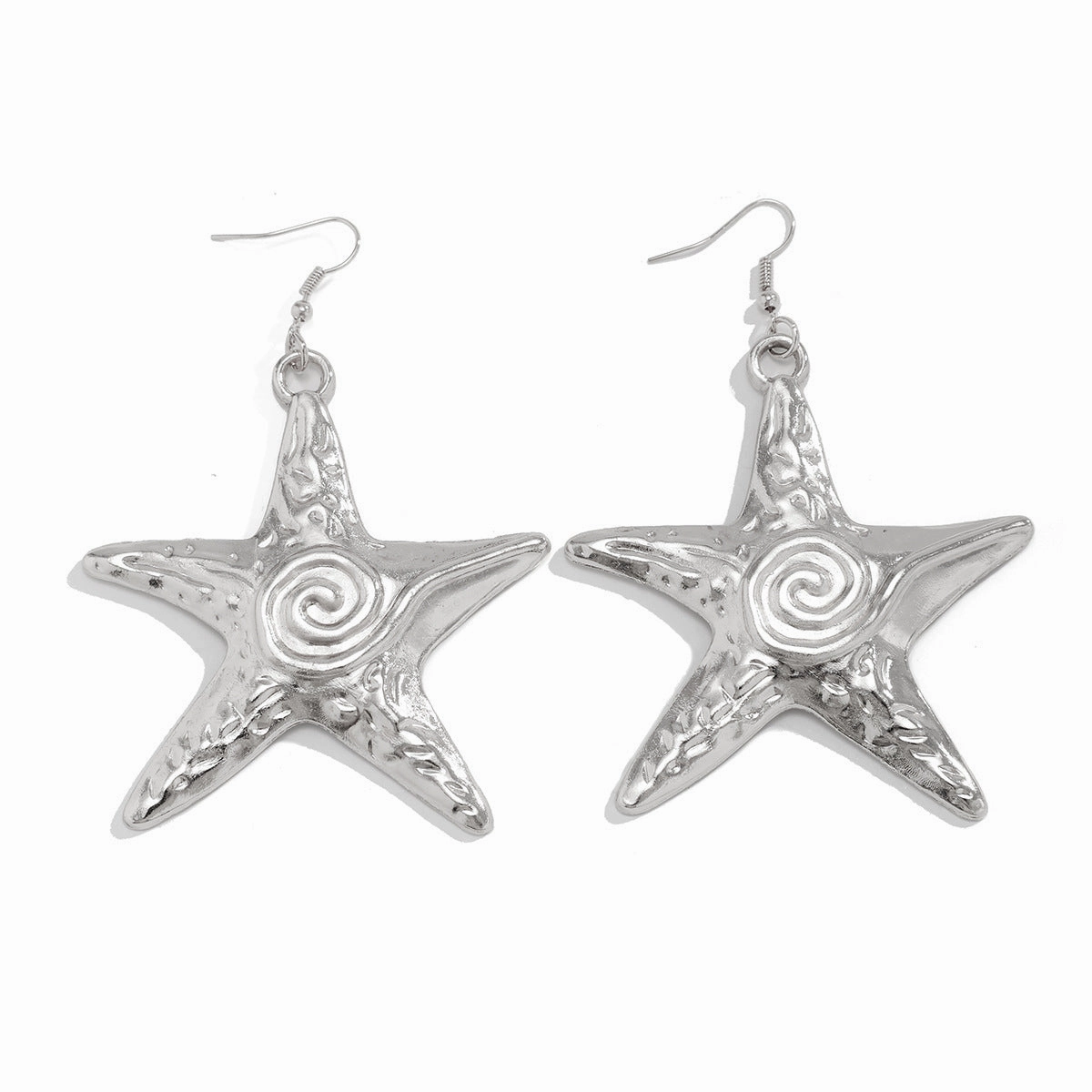 Wholesale Starfish Metal Earrings