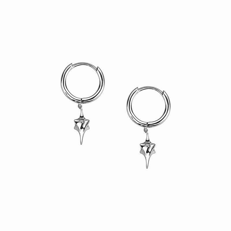 Wholesale Starlight Single Copper Men's Earrings
