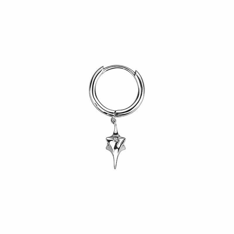 Wholesale Starlight Single Copper Men's Earrings