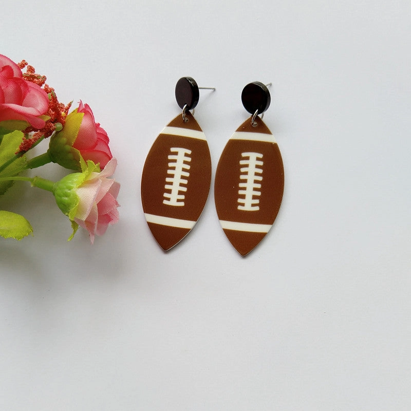 Wholesale Statemente Spherical Acrylic Earrings