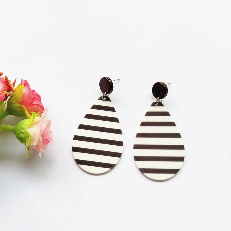 Wholesale Statemente Spherical Acrylic Earrings