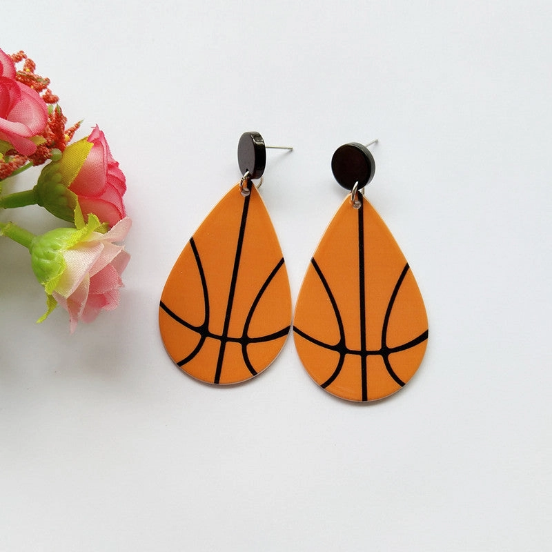 Wholesale Statemente Spherical Acrylic Earrings