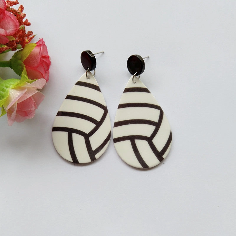 Wholesale Statemente Spherical Acrylic Earrings