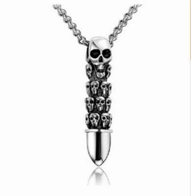 Wholesale Steel Warrior Cross Amulet Pendant Stainless Steel Necklaces