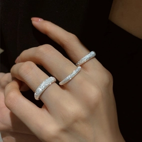 Wholesale Sterling Silver Baby's Breath Ring