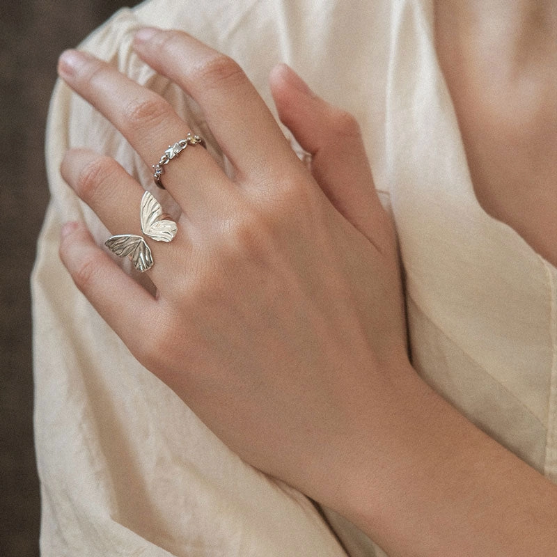 Wholesale Sterling Silver Butterfly Ring