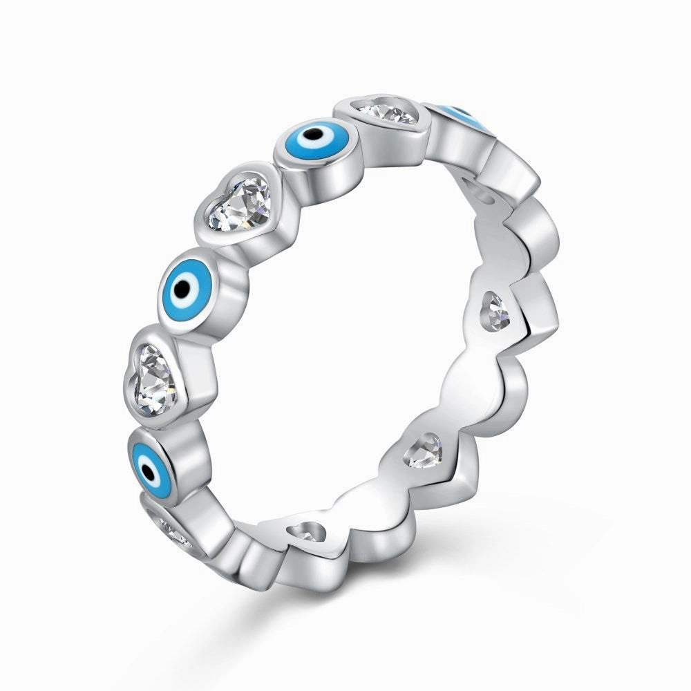 Wholesale Sterling Silver Devil Eye Ring