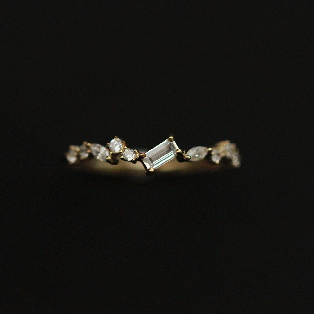 Wholesale Sterling Silver Gold Plated Ring