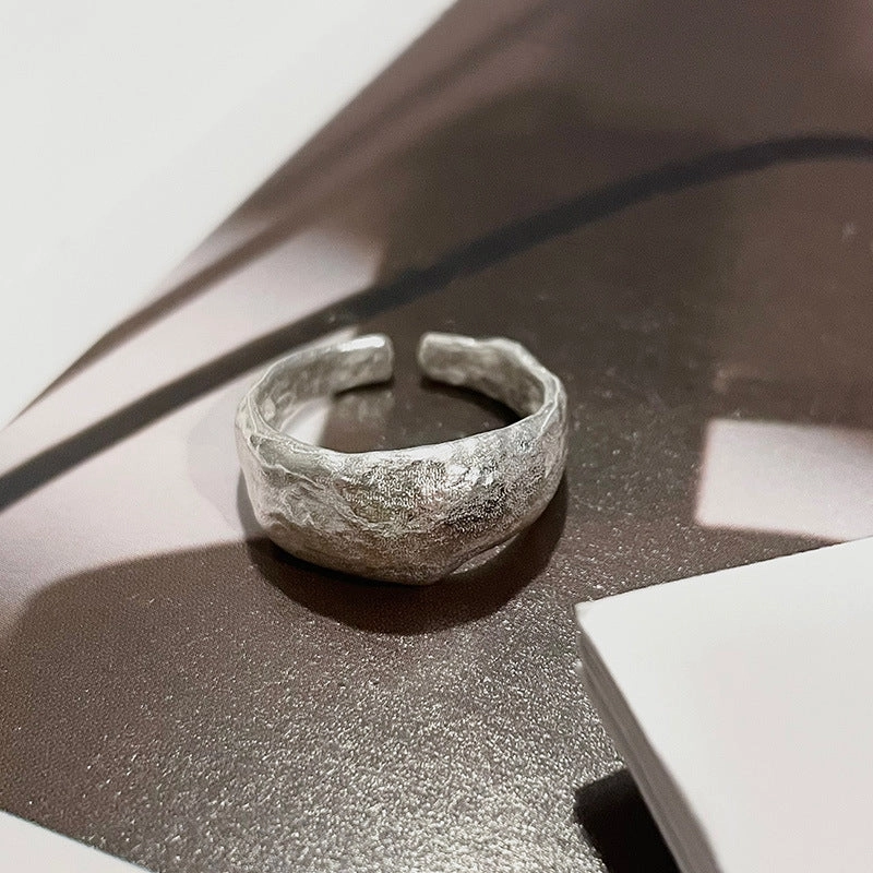 Wholesale Sterling silver hammered handmade men's and women's rings