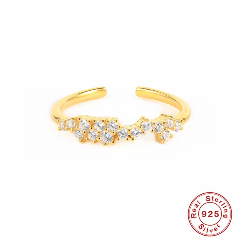Wholesale Sterling Silver Heart Flower Rings