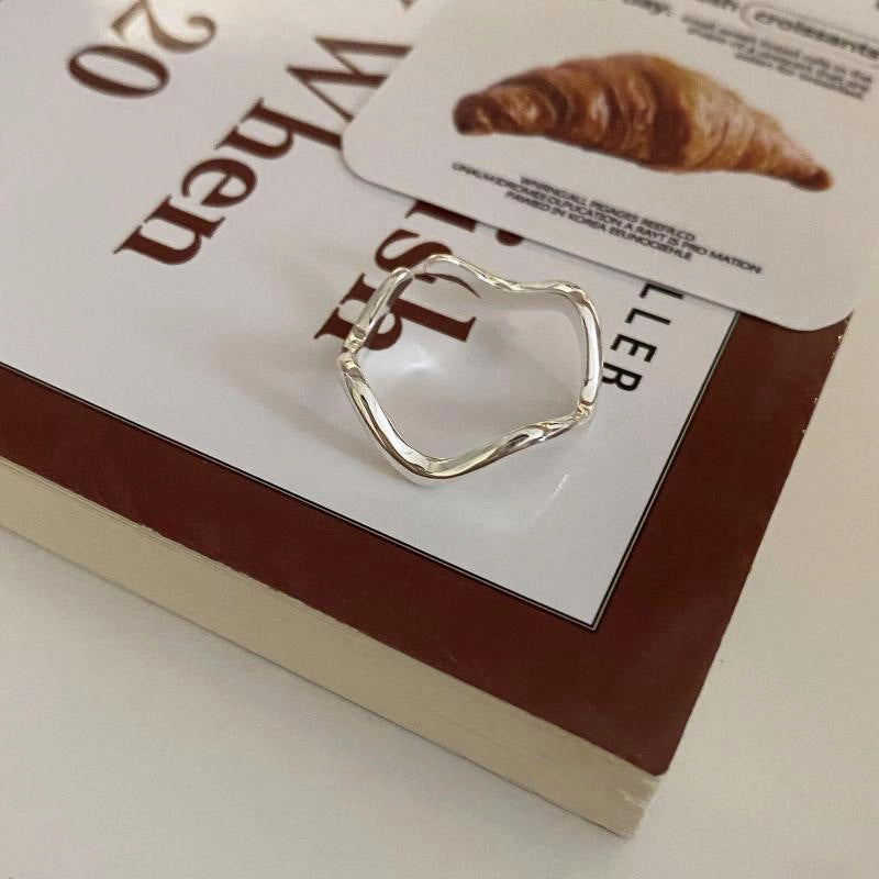 Wholesale Sterling Silver Openwork Braided Open Ring