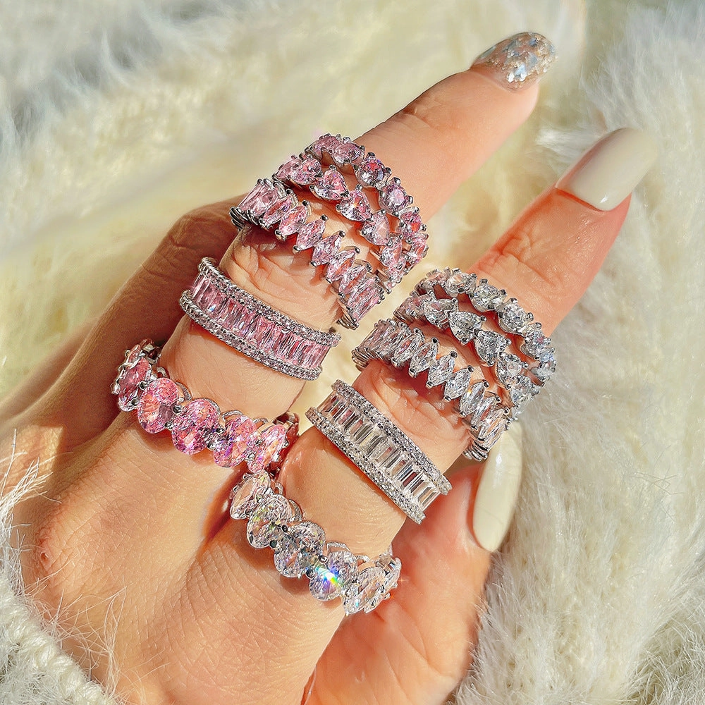 Wholesale Sterling Silver Zircon Ring