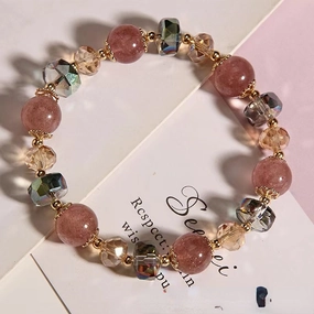 Wholesale Strawberry Crystal Bracelet