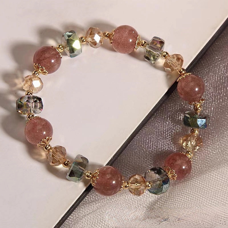 Wholesale Strawberry Crystal Bracelet