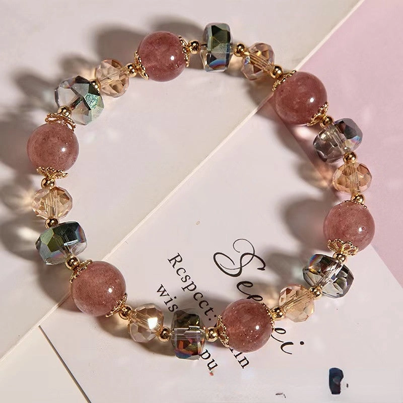 Wholesale Strawberry Crystal Bracelet