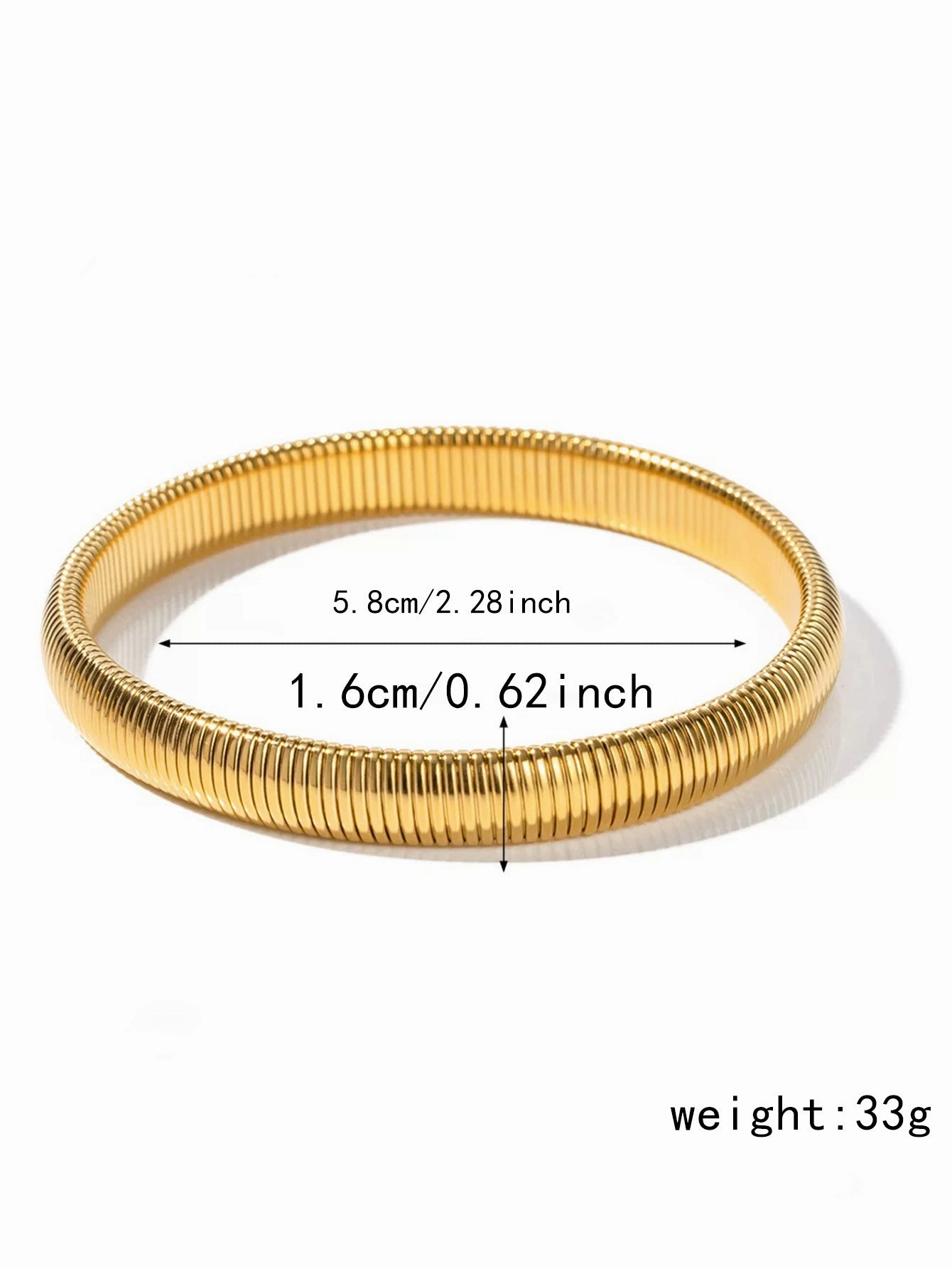 Wholesale Stretch Wide Titanium Steel Bracelet