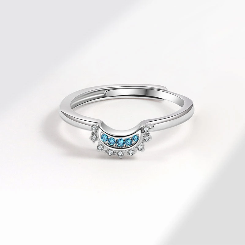 Wholesale Sun Moon Stackable Celestial Rings