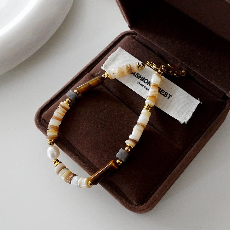 Wholesale Sunflower Natural Stone Alloy Necklaces