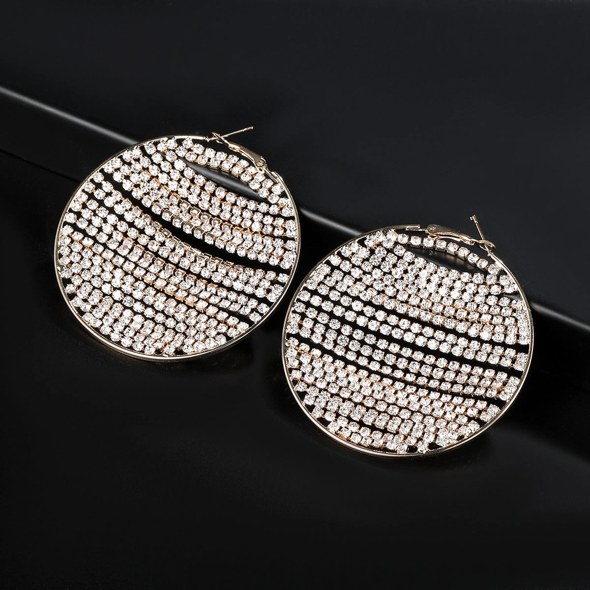 Wholesale Super Flash Claw Chain Copper Earrings