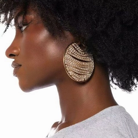 Wholesale Super Flash Claw Chain Copper Earrings