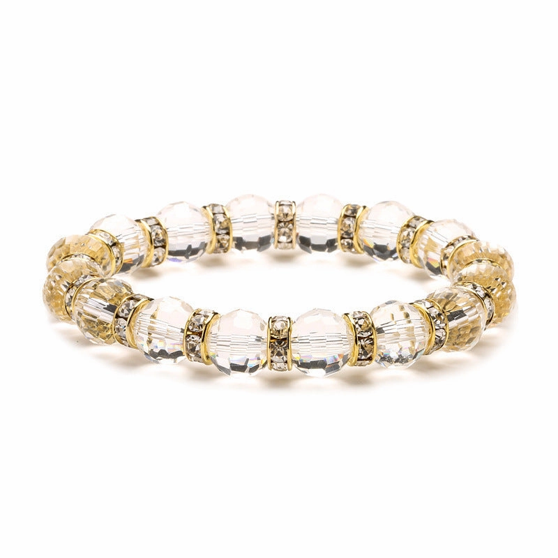 Wholesale Super Flash Colorful Glass Bracelet