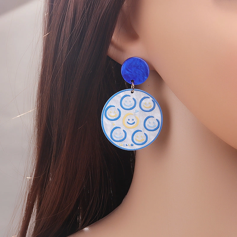 Wholesale Sweet Bow Tie Acrylic Earrings