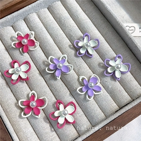Wholesale Sweet Flower Alloy Earrings