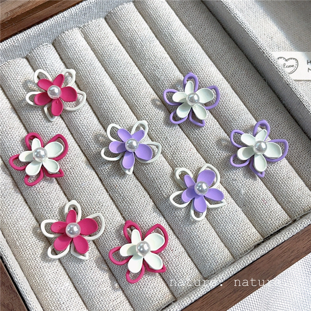 Wholesale Sweet Flower Alloy Earrings