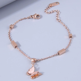 Wholesale Sweet Star Moon Titanium Steel Bracelet