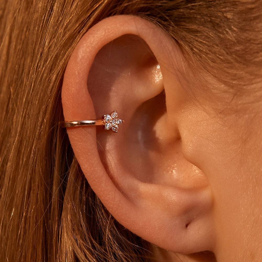 Wholesale Sweet Stars Copper Earrings