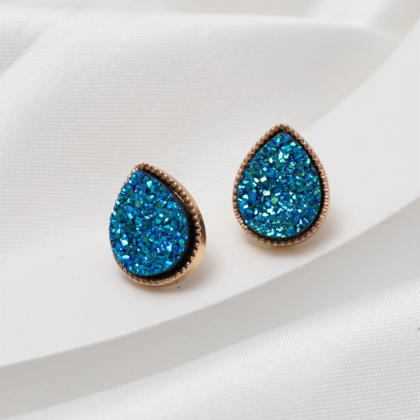 Wholesale Sweet Water Drops Plastic Earrings